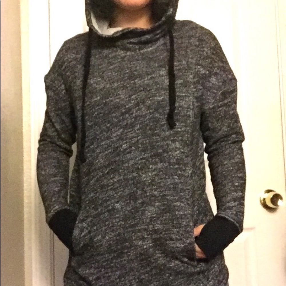 Grey oversized Hoodie